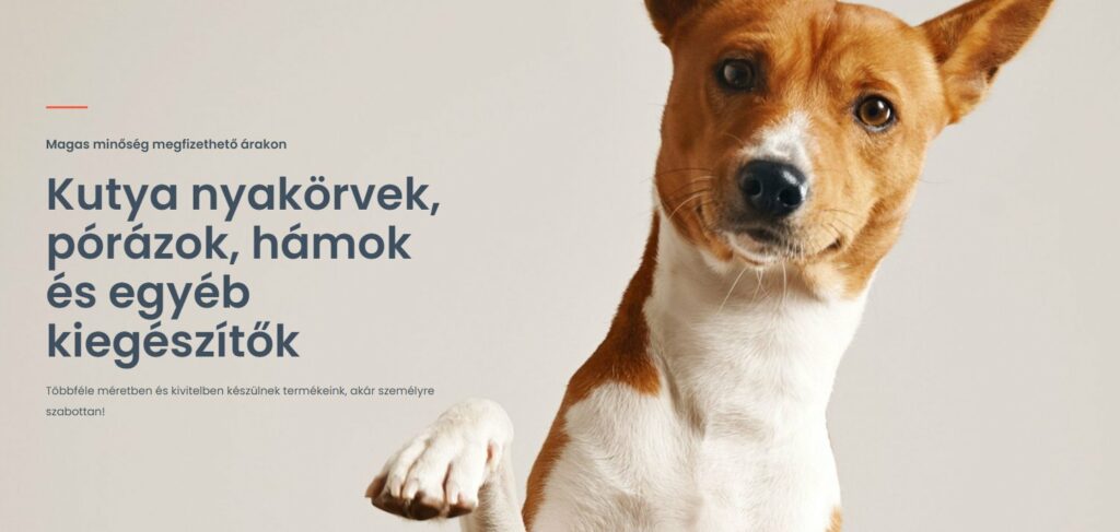 Kutya webshop